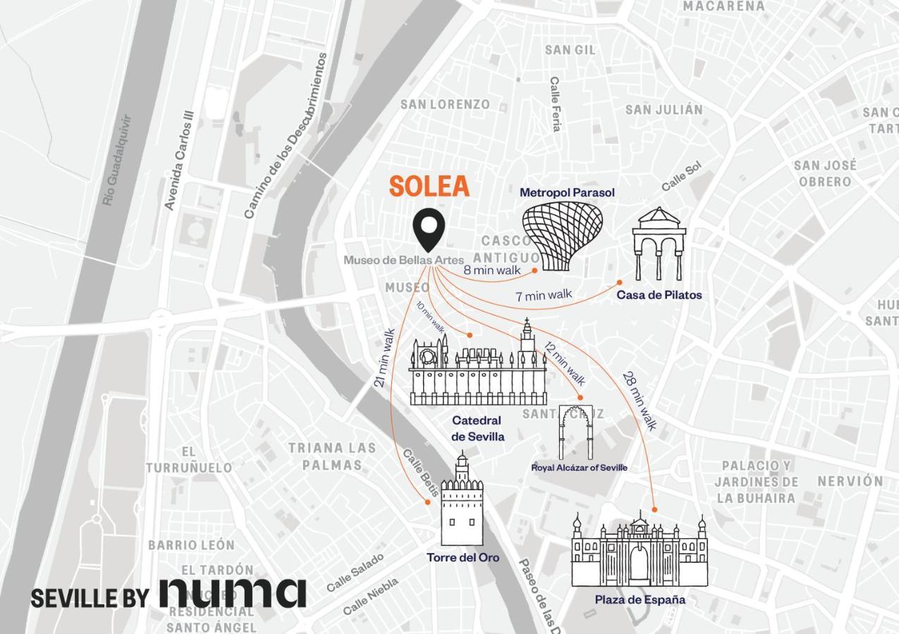 Numa I Solea Apartments เซบีญา ภายนอก รูปภาพ